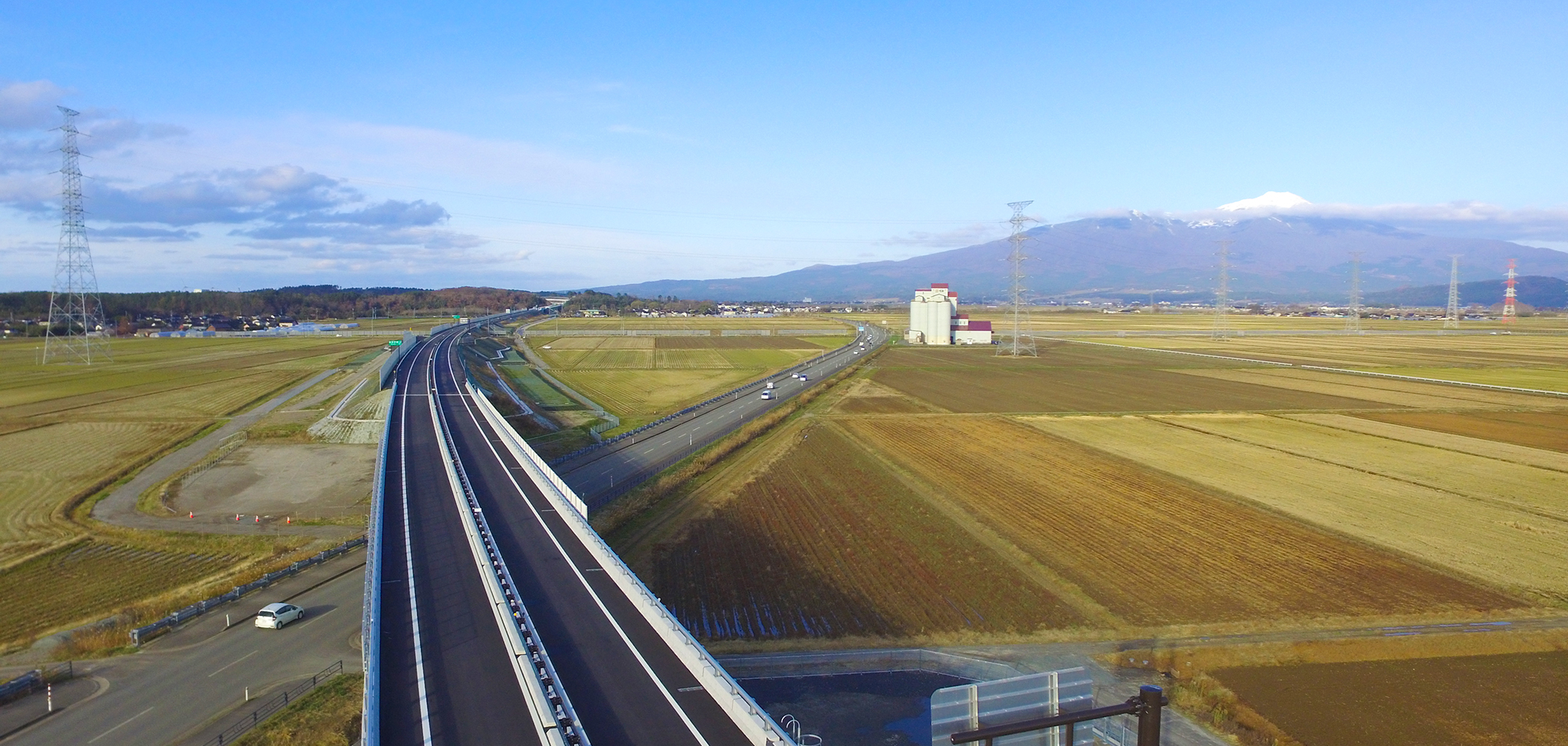 日本海沿岸東北自動車道　沼田地区舗装工事